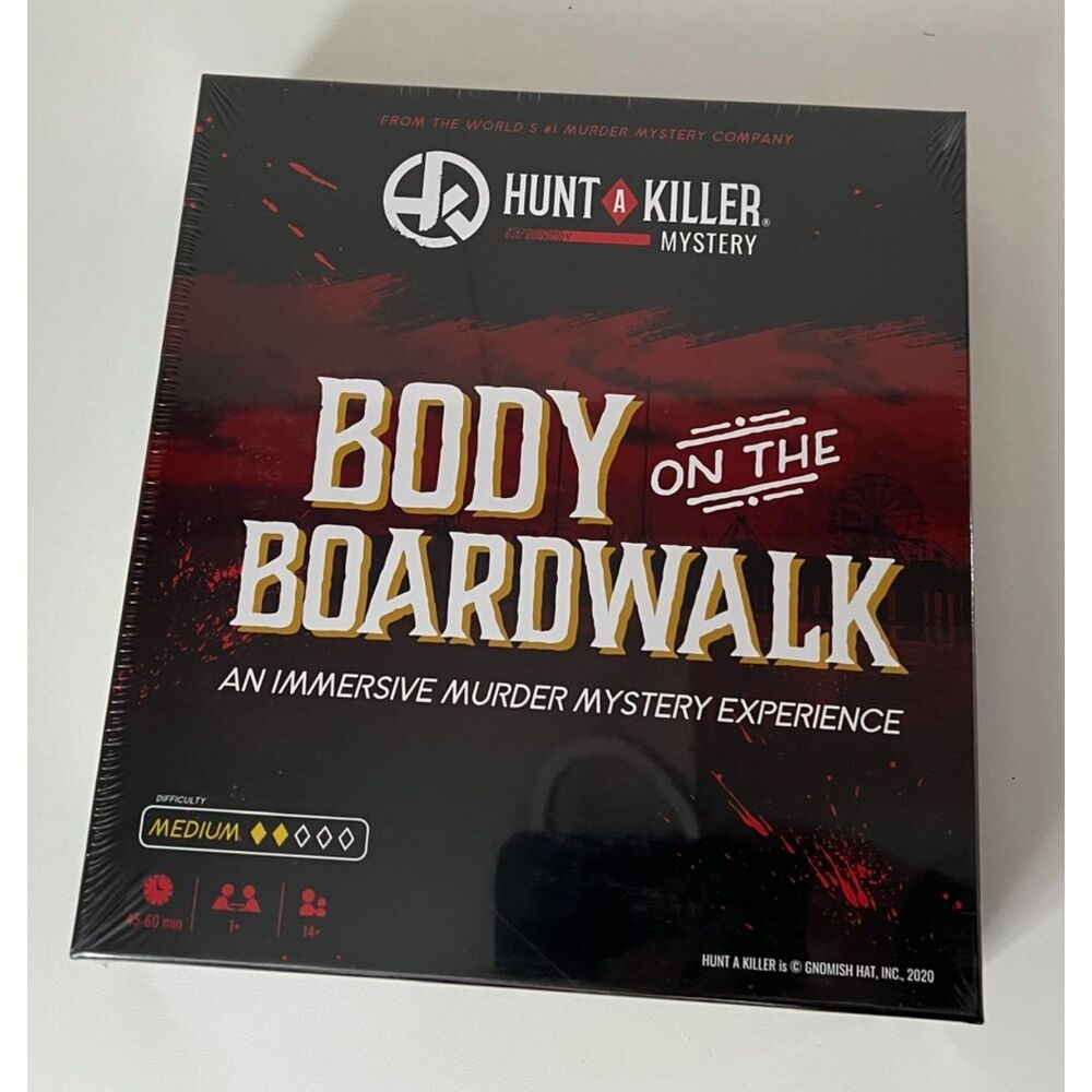 Sealed/NWOT Hunt a Killer: Body on the Boardwalk boardgame